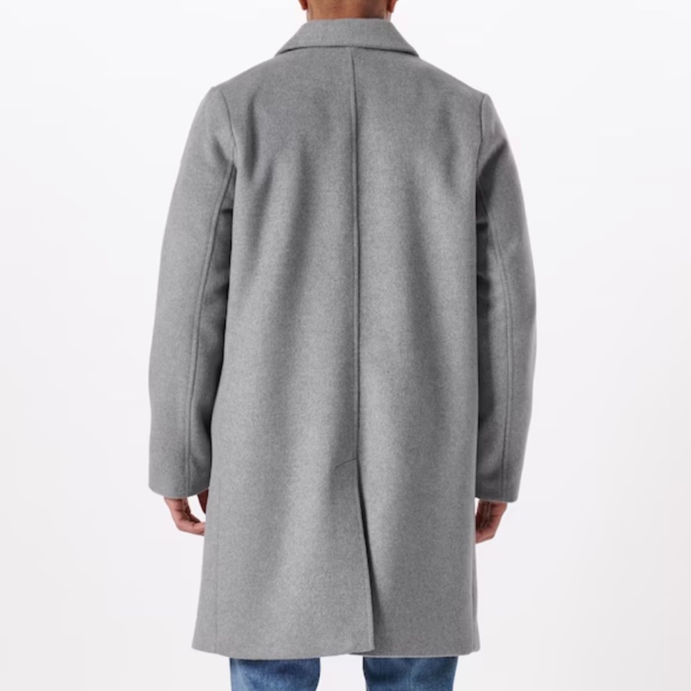 Abercrombie Wool-Blend Mac Coat - Picture 3 of 8